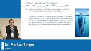 Dr Markus Berger - Water Footprint - GRoW Final Conference 2020
