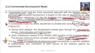 Software Engineering Ch2 part2 software process model - 2-Incremental Development Model 