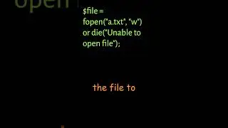 Writing to a file using PHP