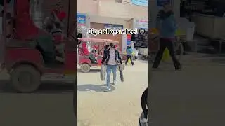 Big s alloy wheel #viralvideo #splendor #modification #viralshort #viralshorts