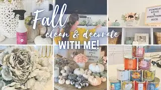 CLEAN & DECORATE WITH ME FOR FALL 🍁 (Fall 2020) | SIMPLE FALL DECOR & NEW FURNITURE!