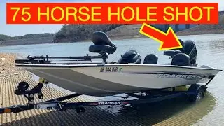 75 Horsepower HOLE SHOT 2024 Tracker Pro Team 175