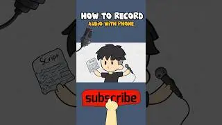 How to record audio with Phone 🎤📱