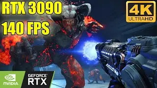 Doom Eternal Gameplay Runs at 4K 100+ FPS on RTX 3090