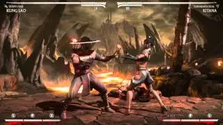 MKX: Kung Lao / Tempest - Flip Kick Safe With Orbiting Hat.