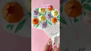 DIY birthday gift idea🌸 blooming flowers✨