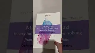Maths Olympiad book #mathsolympiad  #matholympiad