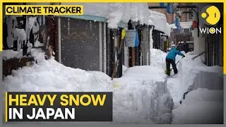 Snow Chaos Grips Japan As Heavy Snowfall Disrupts Travel | WION Climate Tracker