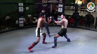 Rudra Singh vs Yogesh Mehra amateur MMA bout at International Combat Sports 2024, org by MMAFI