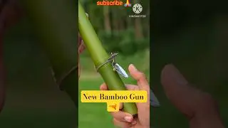 bamboo gun 🔫bamboo gun making #shorts #bamboo #toy #diy #viralvideo