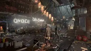 Golem City Market (Deus Ex: Mankind Divided Ambience)