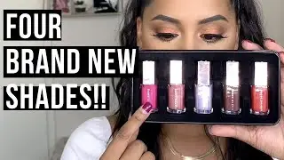 NEW FENTY GLOSSY POSSE GLOSS BOMB LIP SWATCHES!!