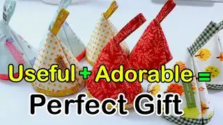 DIY Cone-Shaped Pan Holder | Giftable & Heat-Smart Sewing