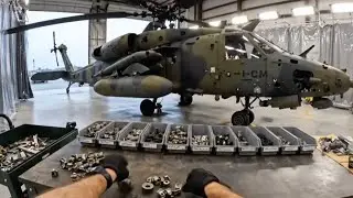 Restoring an AH-64 Apache Helicopter | Extreme Military Restoration ASMR