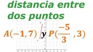 longitud del segmento AP
