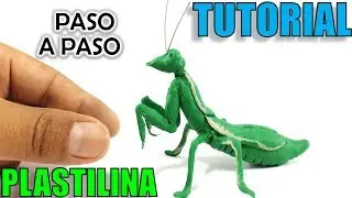 ✅ COMO HACER UNA MANTIS RELIGIOSA DE PLASTILINA / HOW TO MAKE A CLAY Praying Mantis