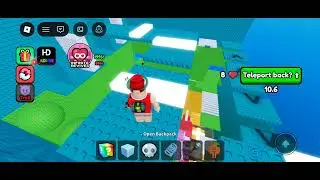 Beating the tower of the game lucky block tower