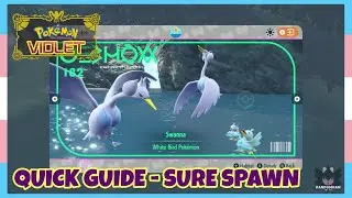 *Fixed Spawn* Where To Catch Swanna In Pokemon Scarlet & Violet *The Teal Mask | Quick Guide