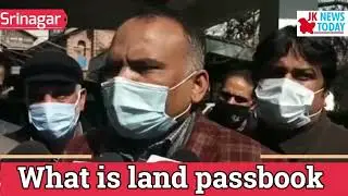 What is land passbook | JK News Today