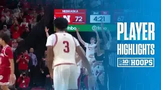Brice Williams Highlights vs. Indiana | Nebraska Basketball | 12/13/2024