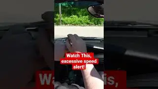 Excessive speed alert!