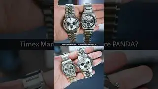 Casio Edifice or Timex Marlin? Best Panda Dial #watch #casio #timex