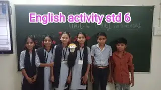 English activity std 6 unit 7 pupet making acting