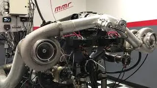 10,000 RPM Twin Turbo Ford Coyote MMR GenX on the engine dyno
