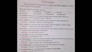 parts Of Speech #shorts #ytshorts #grammar #viral #learn #study #write #yt #grammar #partsofspeech