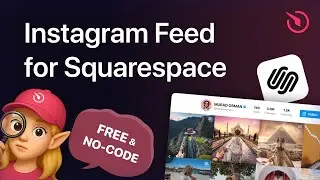How to add Instagram Feed to Squarespace website [FREE]