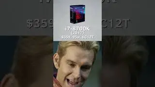 Процессоры Intel i7 за последние годы (2010-2024) вкратце. #intel #i7 #inteli7 #intelcpu #cpu #memes
