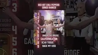 RHCP Songs Ranked #music #guitar #shorts #rhcp