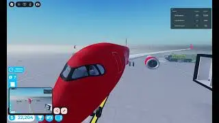 Finishing my first Airbus A350 flight on cabin crew simulator