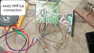 4440 ic Amplifier board full detail wiring//4440 Amplifier full connection