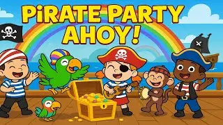 Ahoy, Mateys! ☠️ Pirate Adventure Song for Kids | The Silliest Pirate Crew Ever Sets Sail!