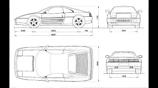[3D Modeling] - Ferrari 348tb: Part 1