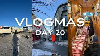 Vlogmas day 20! Traveling to Quebec City + walking food tour!