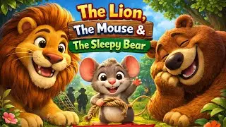The Lion, The Mouse and The Sleepy Bear | Bedtime Stories for Kids