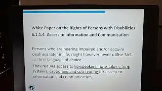 The Human Rights of Persons who are deaf or hearing impaired in South Africa
