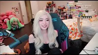 Emiru new hair color look so pretty on stream today
