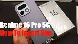 How To Insert Sim & MicroSD Card on Realme 16 Pro 5G