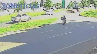 Moto para embaixo de caminh&atilde;o em acidente na BR-163 em Sinop