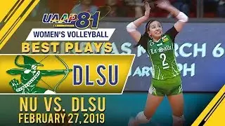 UAAP 81 WV: Desiree Cheng's Best Plays | NU vs. DLSU | February 27, 2019