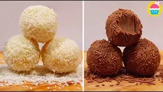 Easy Truffles Recipe | Brazilian Truffles (Brigadeiros) |  Nyam Nyam