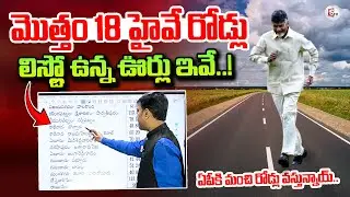 Andhra Pradesh State Roads Development   Highway Projects in AP   CM Chandrababu