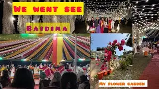 We went to see the Baidima || cleaning weeds|| my flower Garden || #BushuDima #vlog 