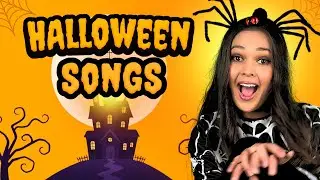🎃 Halloween Songs for Kids | Halloween Finger Family, Creepy Crawly Spider & more | Ms Moni