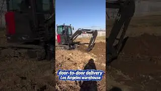 Chinese mini excavators are being sold in the United States. #miniexcavator #excavator
