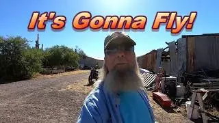 Hand Built Ultralight Airplane Engine Test