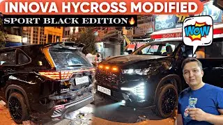 Hycross Converted Black to Black Mafia🔥| Innova Hycross Modification✅